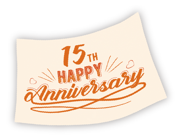 15th happy aniversary