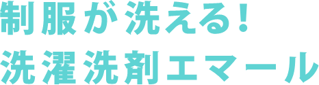 制服が洗える！洗濯洗剤エマール
