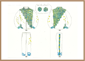 体育着デザイン部門応募作品