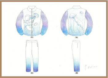 体育着デザイン部門応募作品