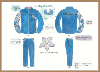 体育着デザイン部門応募作品