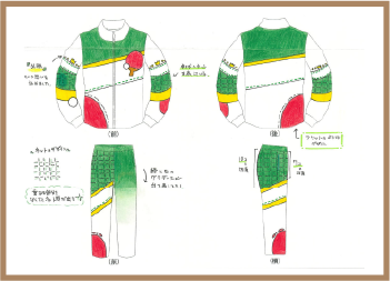 体育着デザイン部門応募作品