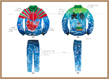体育着デザイン部門応募作品