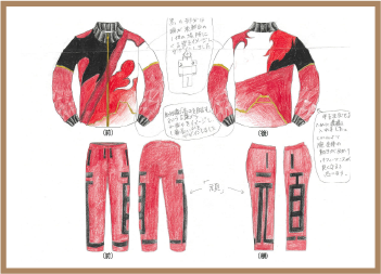 体育着デザイン部門応募作品