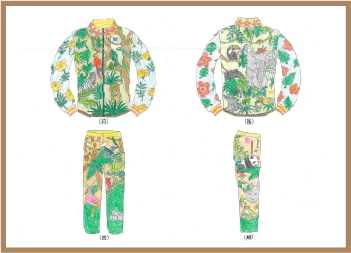 体育着デザイン部門応募作品
