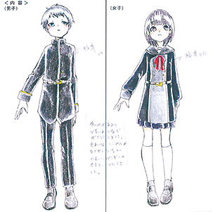 ペンギンカラー制服