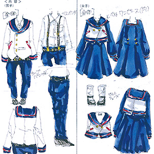セーラー風制服