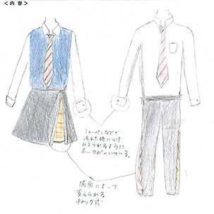 汚れもイベントにも対応できる多機能な制服