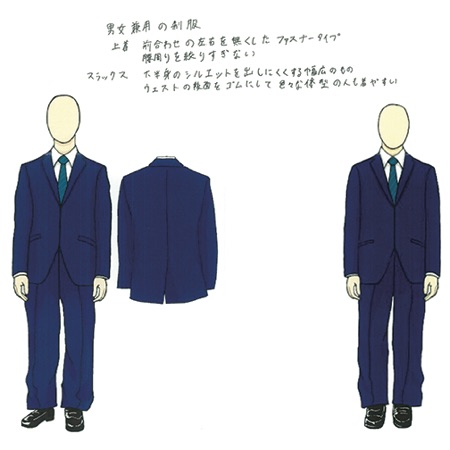 ジェンダーレス制服