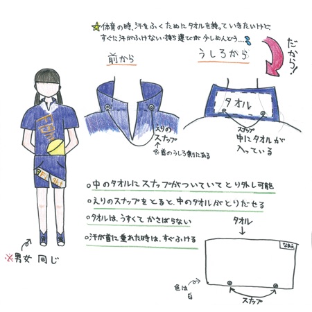 いつでも簡単!体操服