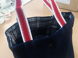 リバーシブルランチバッグ