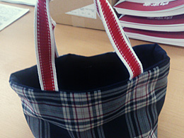 リバーシブルランチバッグ