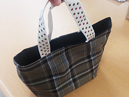 リバーシブルランチバッグ