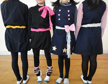 残り布で作った服