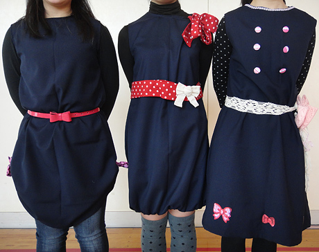 残り布で作った服
