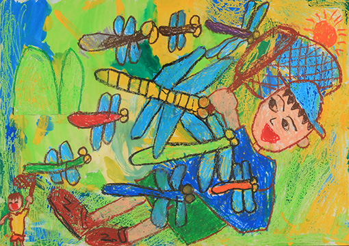 トンボ絵画コンクール 第31回 小学1年生の部 入選 トンボ学生服 とんぼ体操服の株式会社トンボ