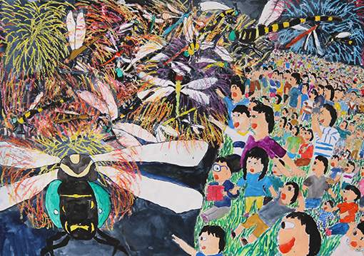 トンボ絵画コンクール：第31回 小学5年生の部 大賞｜トンボ学生服 
