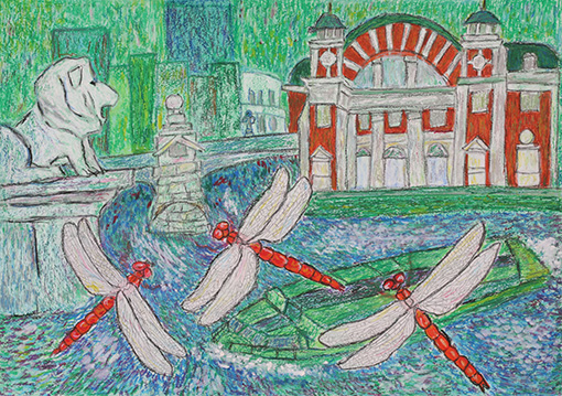 トンボ絵画コンクール：第32回 小学5年生の部 大賞｜トンボ学生服 