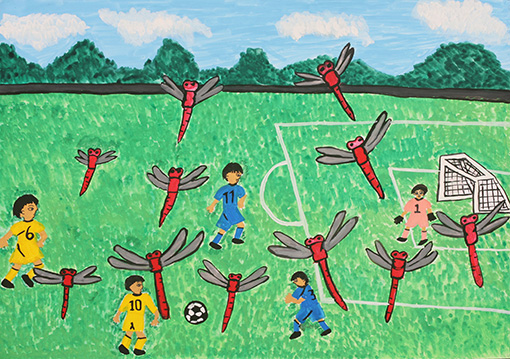 トンボ絵画コンクール：第32回 小学5年生の部 大賞｜トンボ学生服 