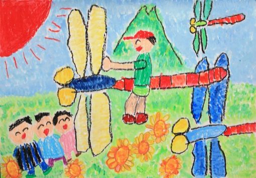 トンボ絵画コンクール：第33回 小学1年生の部 入選｜トンボ学生服 