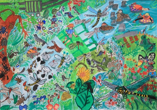 トンボ絵画コンクール 第33回 小学4年生の部 銅賞 トンボ学生服 とんぼ体操服の株式会社トンボ