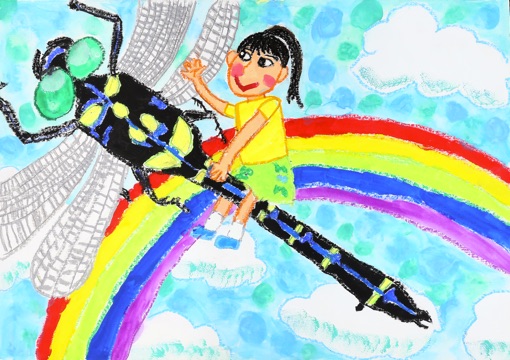 トンボ絵画コンクール 第34回 小学2年生の部 銅賞 トンボ学生服 とんぼ体操服の株式会社トンボ