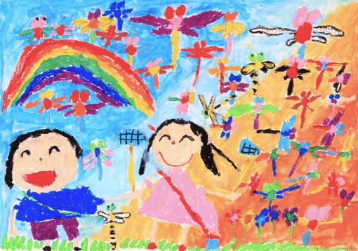 トンボ絵画コンクール 第34回 小学1年生の部 大賞 トンボ学生服 とんぼ体操服の株式会社トンボ