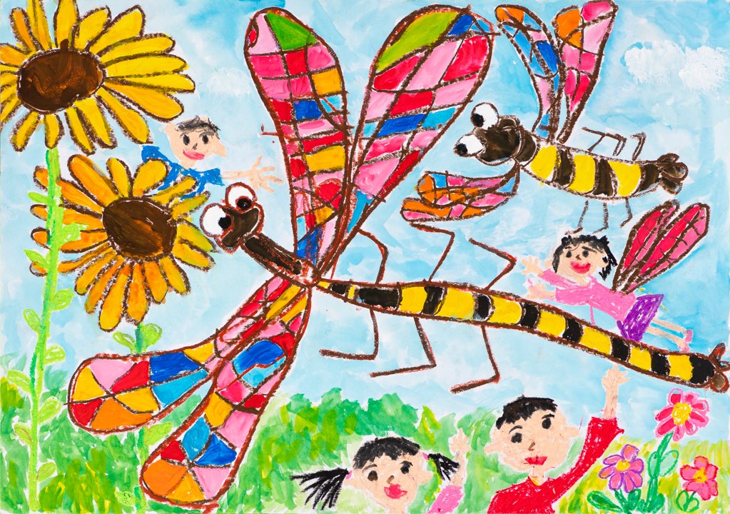 トンボ絵画コンクール：入賞作品