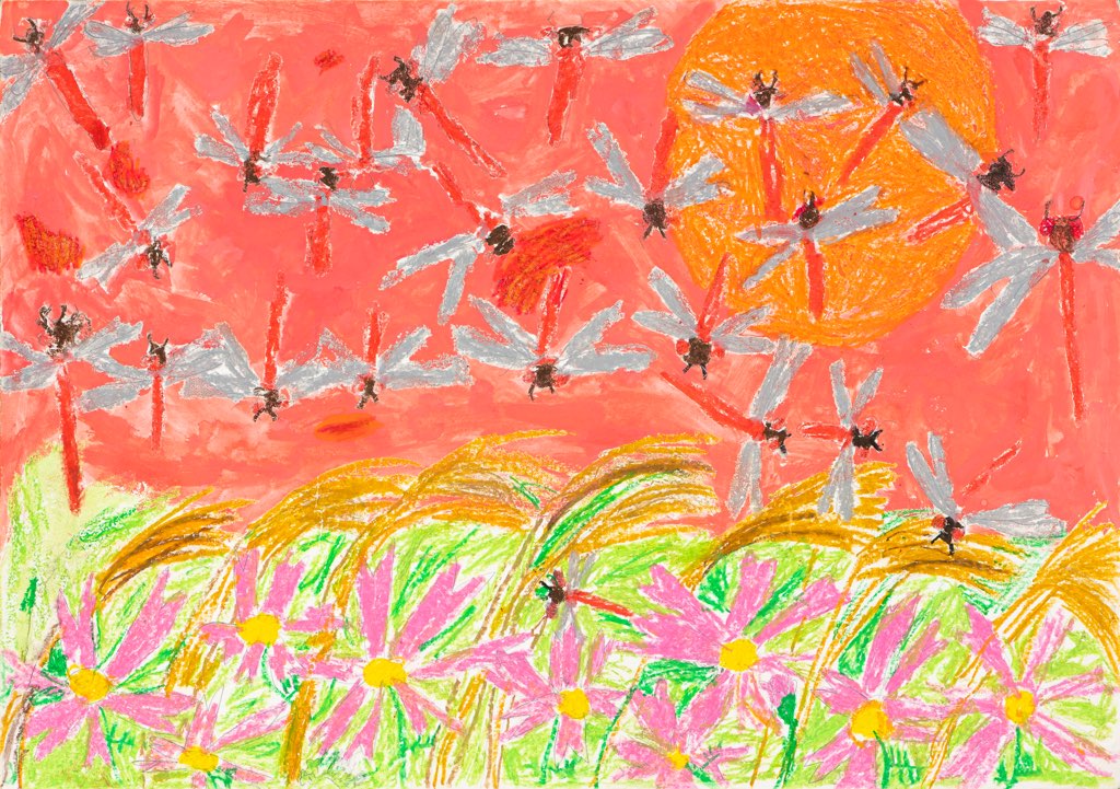 トンボ絵画コンクール 入賞作品