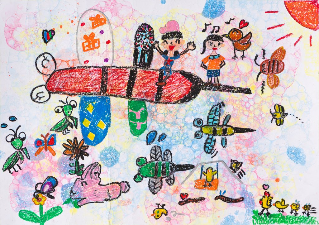小学2年生の部 入賞作品 トンボ絵画コンクール