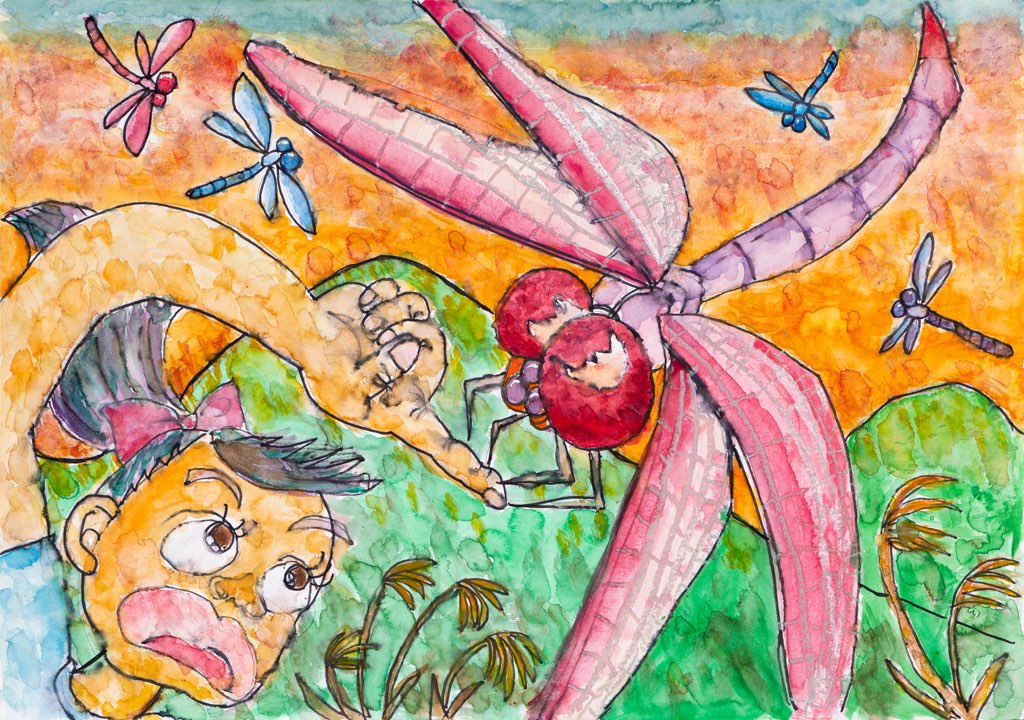 小学3年生の部 入賞作品 トンボ絵画コンクール 小学3年生の部 入賞作品 トンボ絵画コンクール