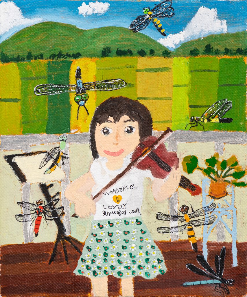 小学4年生の部 入賞作品：トンボ絵画コンクール