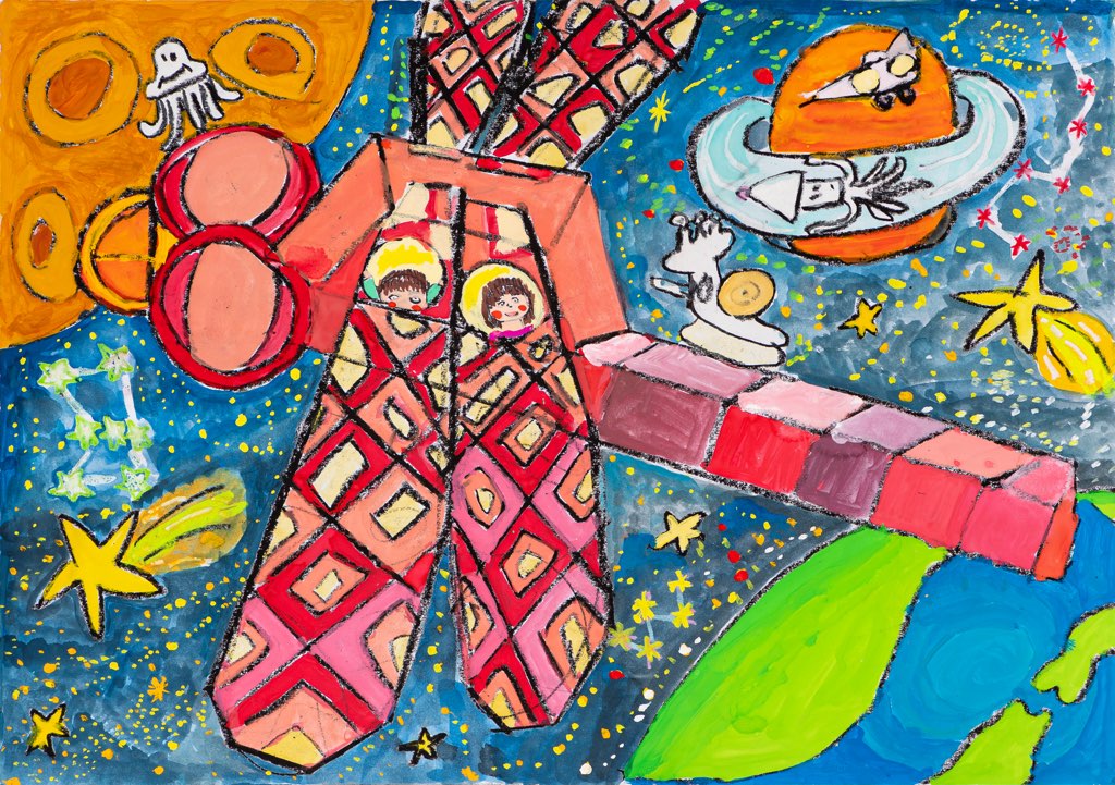 小学4年生の部 入賞作品 トンボ絵画コンクール