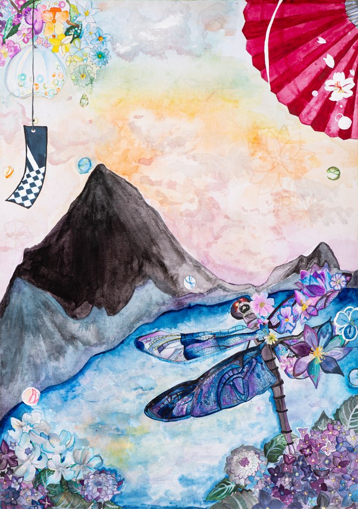 小学6年生の部 入賞作品 トンボ絵画コンクール 小学6年生の部 入賞作品 トンボ絵画コンクール