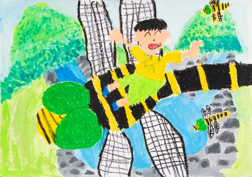 小2のときに描いた絵 小学2年生の部入賞作品 | WELOVEトンボ絵画コンクール