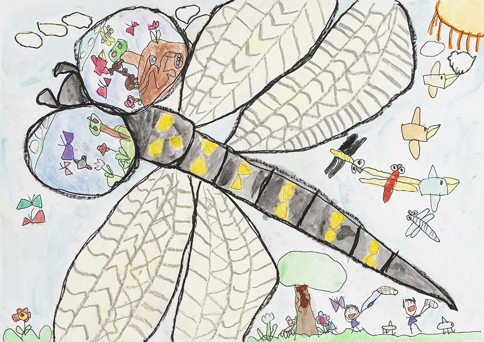 小学1年生の部入賞作品 Weloveトンボ絵画コンクール 小学1年生の部入賞作品 Weloveトンボ絵画コンクール