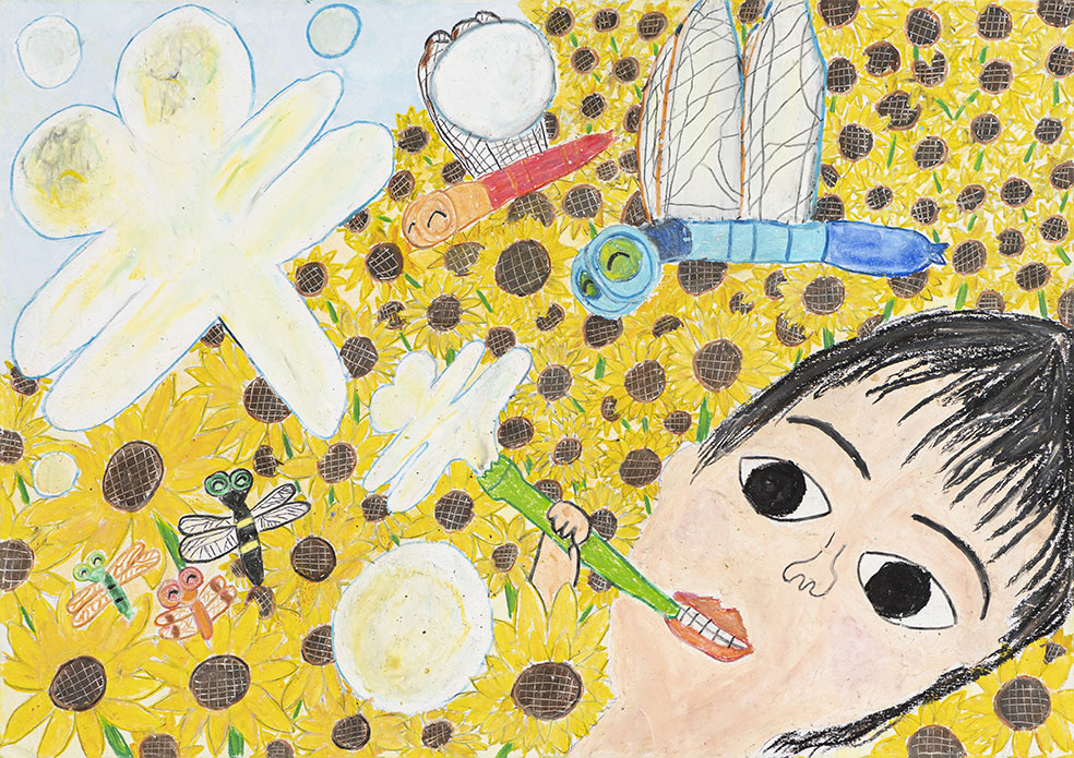 小学3年生の部入賞作品 | WELOVEトンボ絵画コンクール