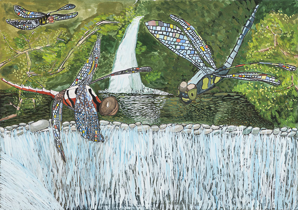 小学5年生の部入賞作品 | WELOVEトンボ絵画コンクール