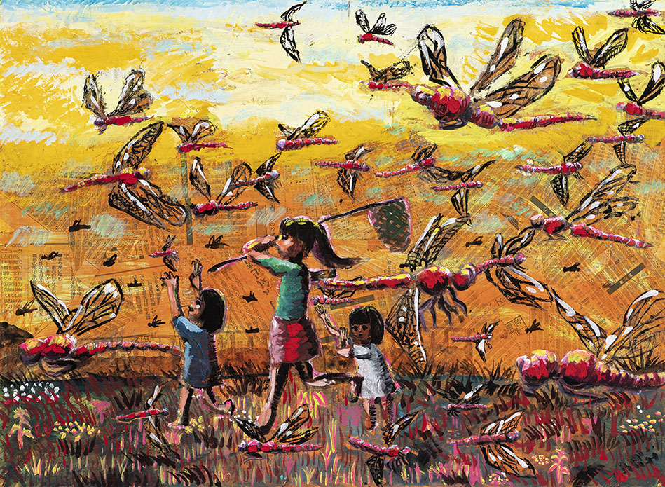 小学6年生の部入賞作品 | WELOVEトンボ絵画コンクール