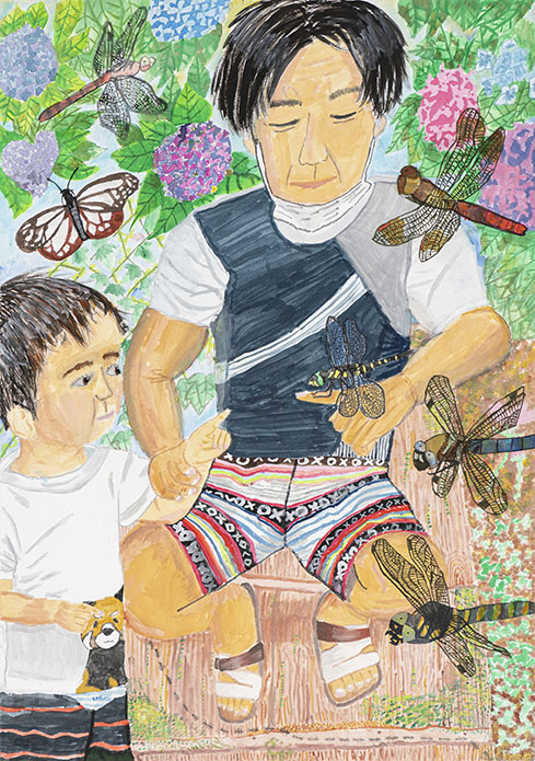 小学校の推薦された絵画　美術品 小学校の推薦された絵画 美術品