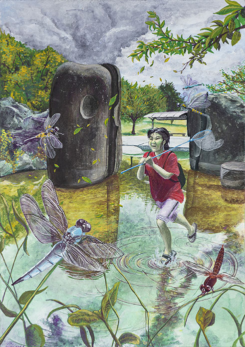 高校生の部入賞作品 | WELOVEトンボ絵画コンクール
