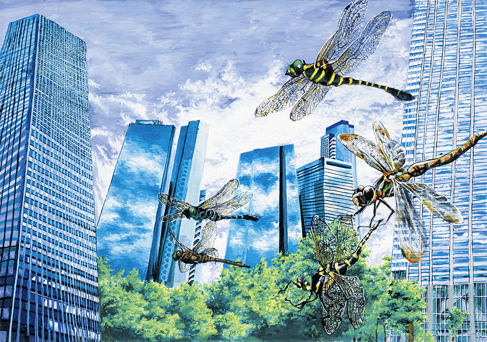 高校生の部入賞作品 | WELOVEトンボ絵画コンクール