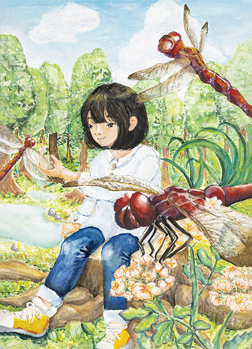 中学生の部入賞作品 | WELOVEトンボ絵画コンクール