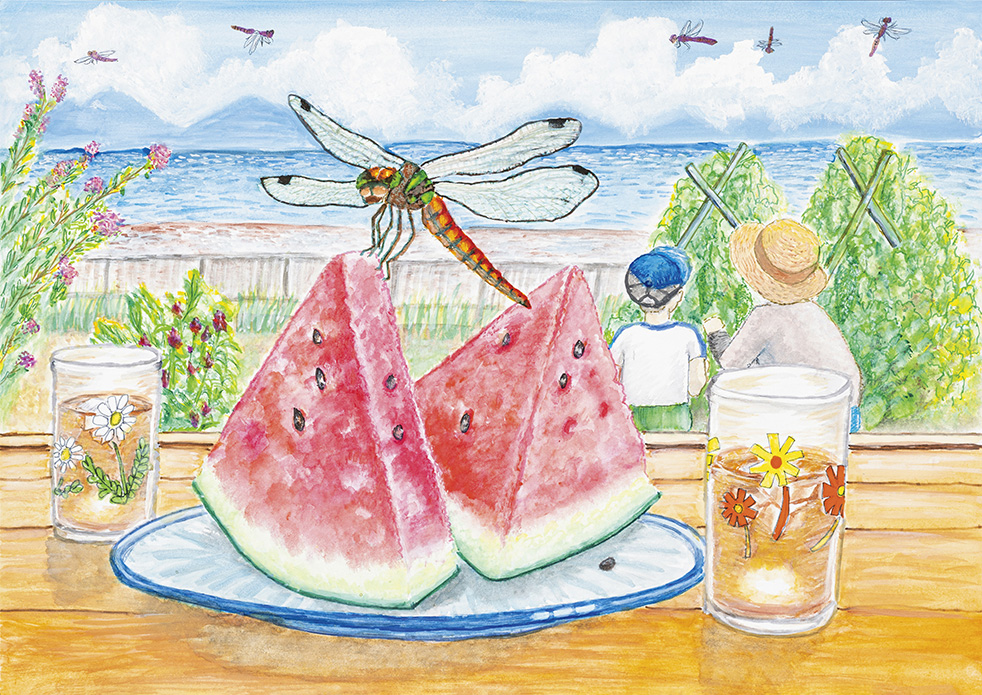 小学5年生の部入賞作品 | WELOVEトンボ絵画コンクール