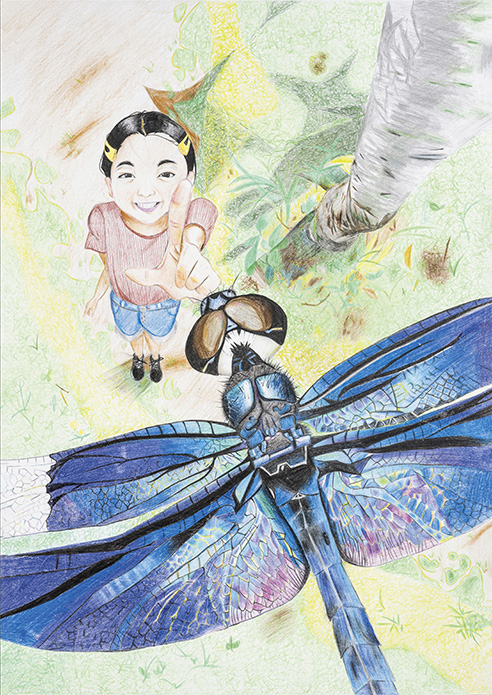 小学6年生の部入賞作品 | WELOVEトンボ絵画コンクール