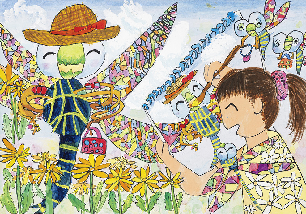 小学2年生の部入賞作品 | WELOVEトンボ絵画コンクール