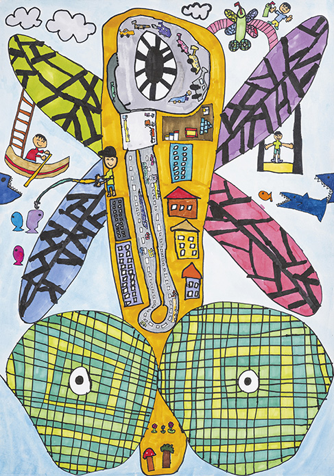 小学3年生の部入賞作品 | WELOVEトンボ絵画コンクール