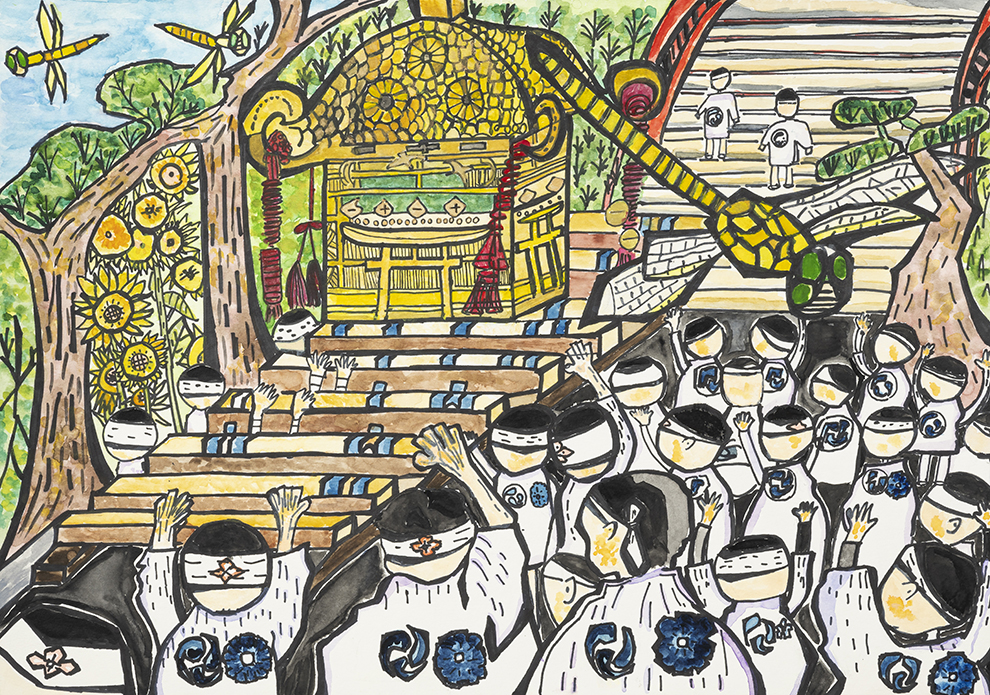小学4年生の部入賞作品 | WELOVEトンボ絵画コンクール