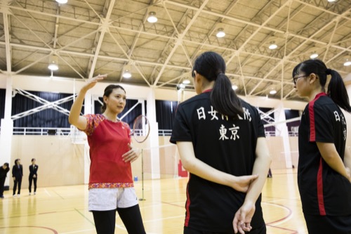 東京都世田谷区　日本女子体育大学附属二階堂高等学校 バドミントン