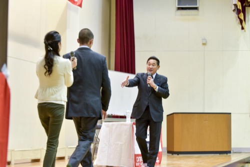 熱く温かい講演で生徒に共感と感動